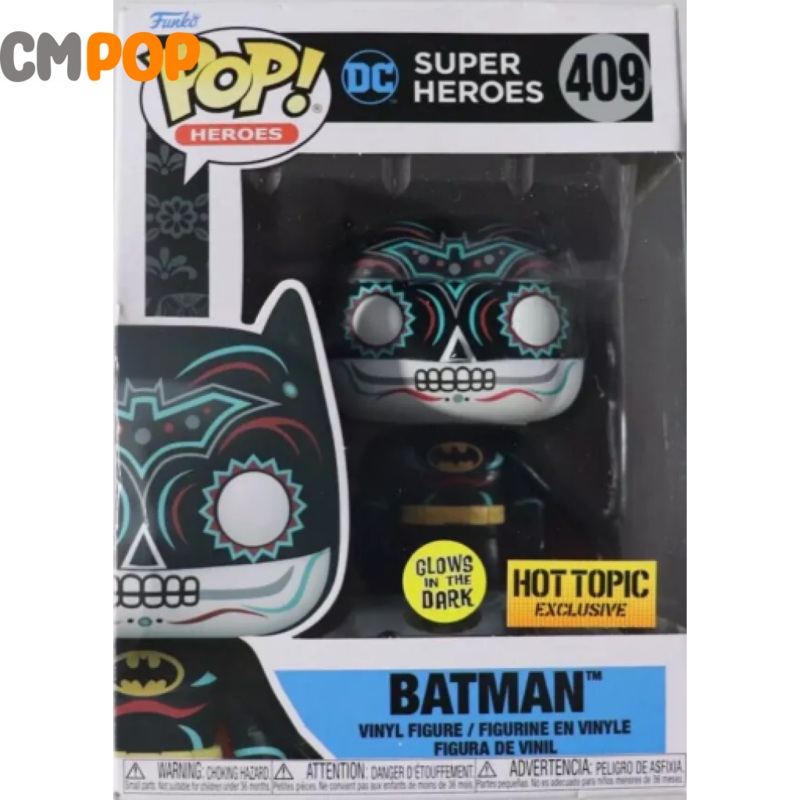 Batman - #409 - Funko Pop! - Heroes - DC Super Heroes - GITD - Hot Topic Exclusive