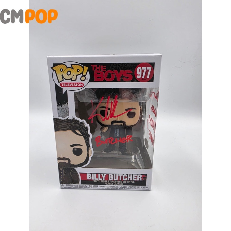 Billy Butcher - #977 - Funko Pop! - The Boys - Signed by Karl Urban - Certified Pop!