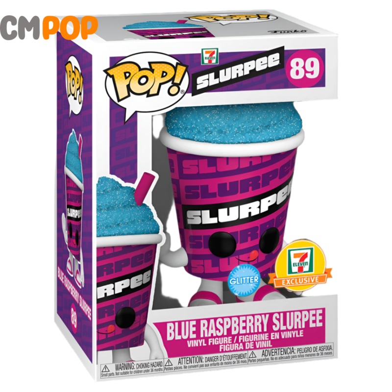Blue Raspberry  Slurpee  - #89 - Funko Pop! - Glitter - 7 Eleven Exclusive