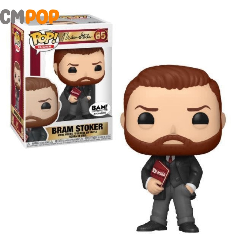 Bram Stoker  - #65 - Funko Pop! - Icons - Bram Stoker - BAM Exclusive