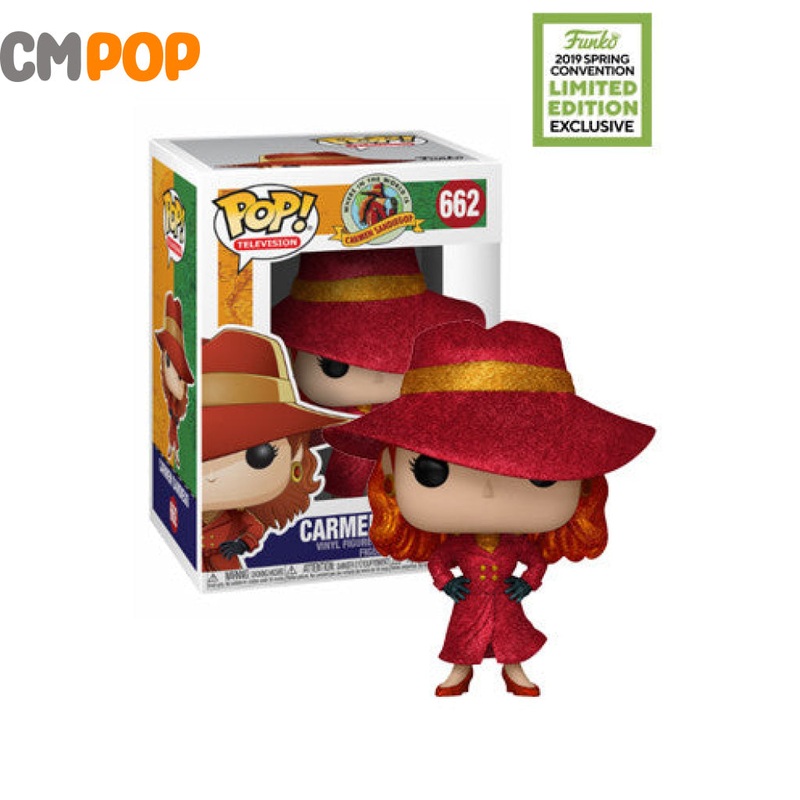 Carmen Sandiego  - #662 - Funko Pop! - Television  - Where in the World is Carmen Sandiego  - 2019 Spring Convention Spring Convention Limited Edition Exclusive