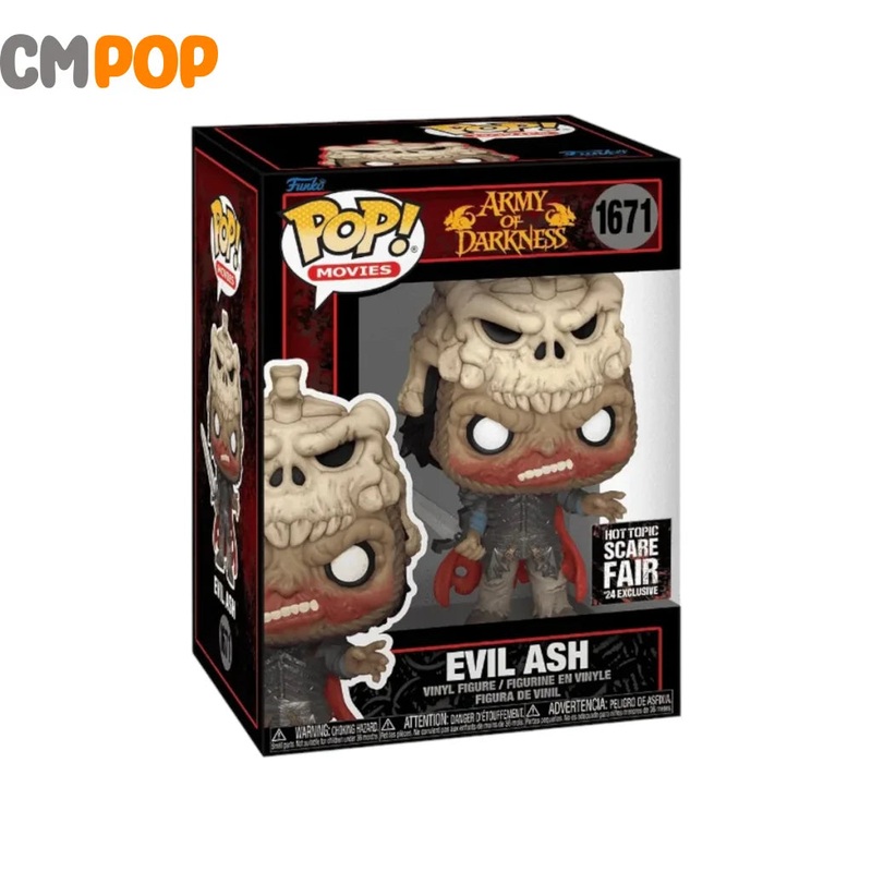 Evil Ash - #1671 - Funko Pop! - Movies - Army Of Darkness - Hot Topic Scare Fair