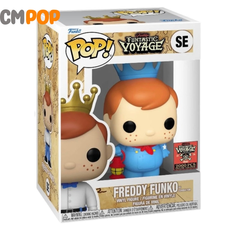Freddy Funko As Conductor - #SE- Funko Pop! - Funtastic Voyage 2024 2000 Pcs Online Edition Exclusive