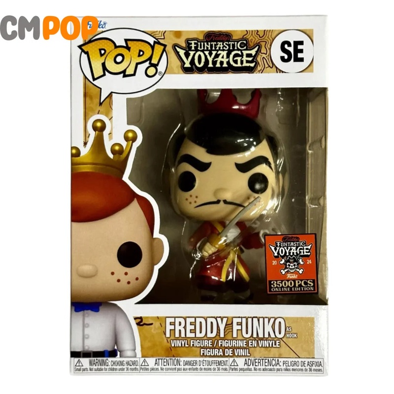 Freddy Funko As Hook - #SE- Funko Pop! - Funtastic Voyage 2024 3500 Pcs Online Edition Exclusive