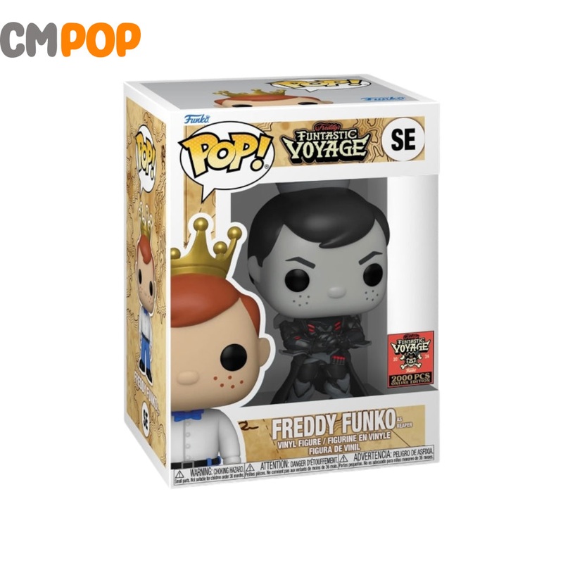 Freddy Funko As Reaper - #SE- Funko Pop! - Funtastic Voyage 2024 2000 Pcs Online Edition Exclusive
