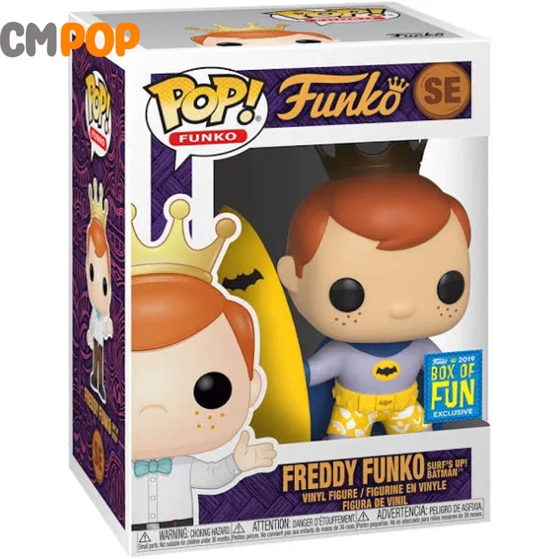 Freddy Funko Surfs up Batman - #SE- Funko Pop! - Funko 2019 Box of Fun 5000 Pcs Exclusive