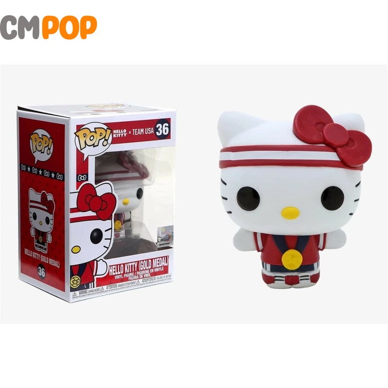 Hello Kitty (Gold Medal) - #36 - Funko Pop! - Hello Kitty Team USA
