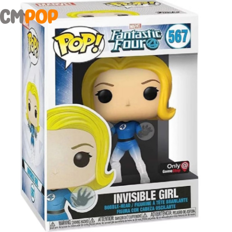 Invisible Girl - #567- Funko Pop! - Fantastic Four - Marvel - GameStop Exclusive