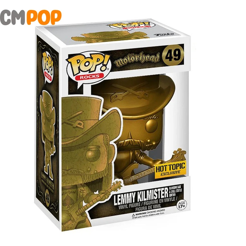 Lemmy Kilmister - #49 - Funko Pop! - Rocks - Motorhead - Hot Topic Exclusive