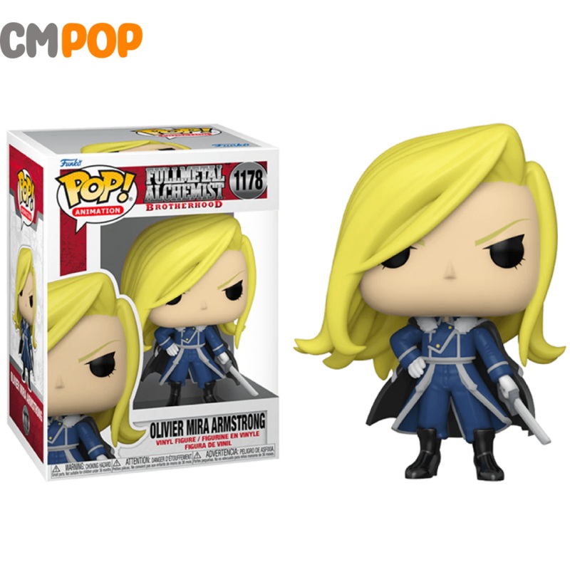 Oliver Mira Armstrong  - #1178 - Funko Pop! - Animation - Fullmetal Alchemist Brotherhood