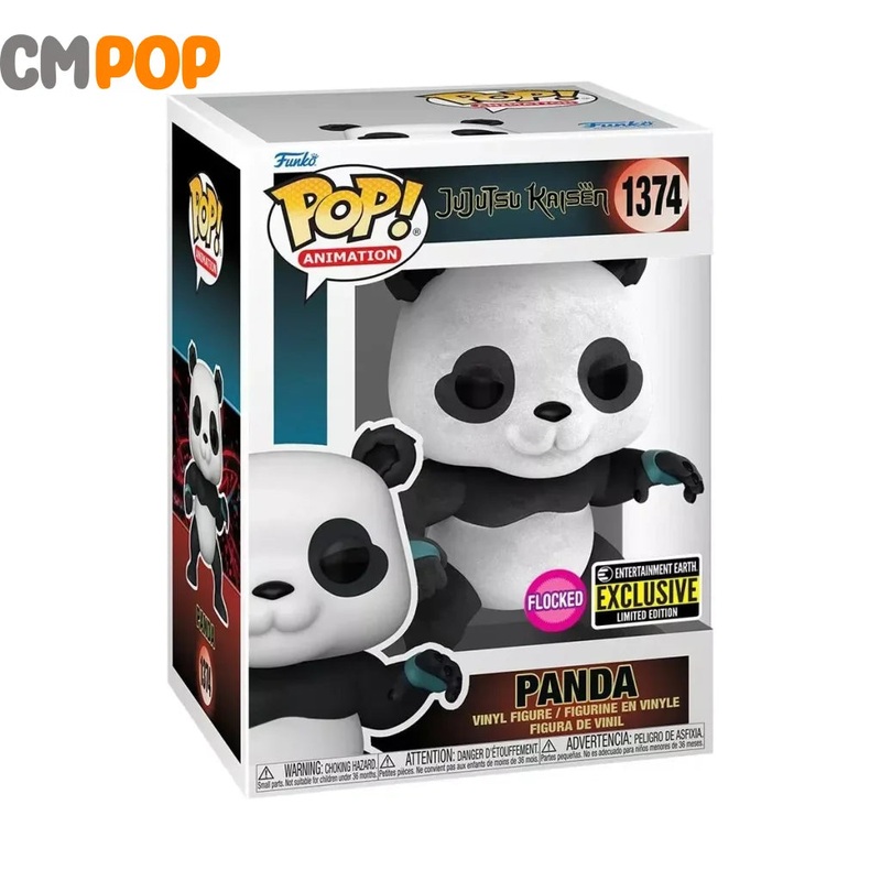 Panda - #1374 - Funko Pop! - Jujutsu Kaisen - Flocked - Entertainment Exclusive