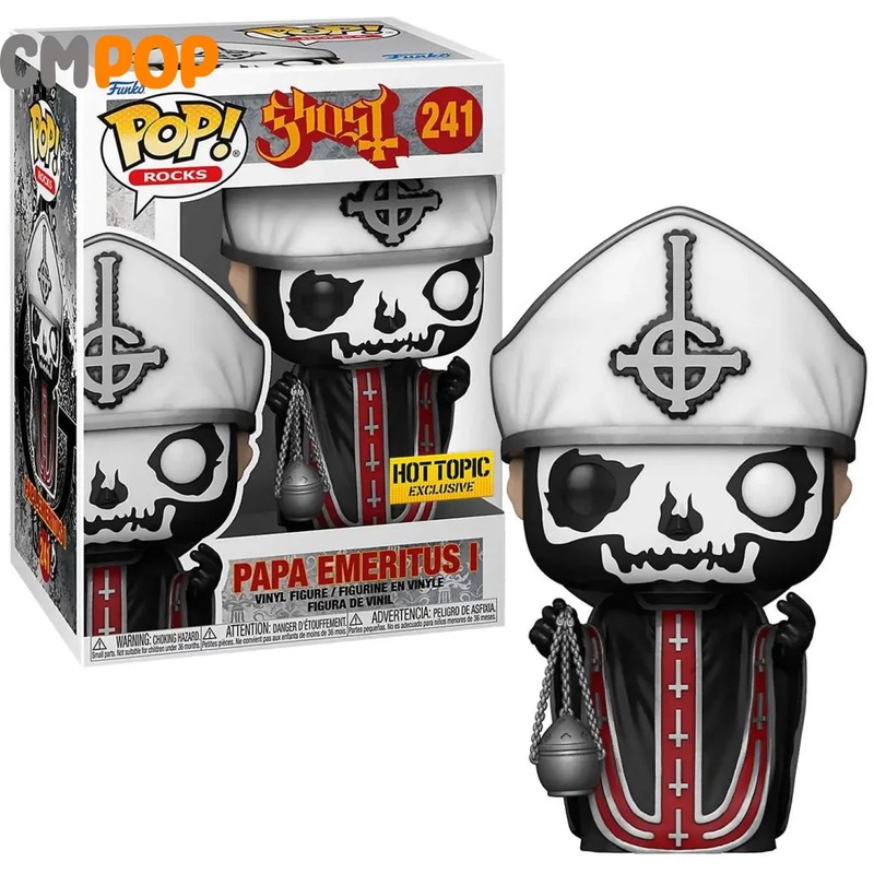 Papa Emeritud 1 - #241 - Funko Pop! - Rocks -Ghost -  Hot Topic Exclusive
