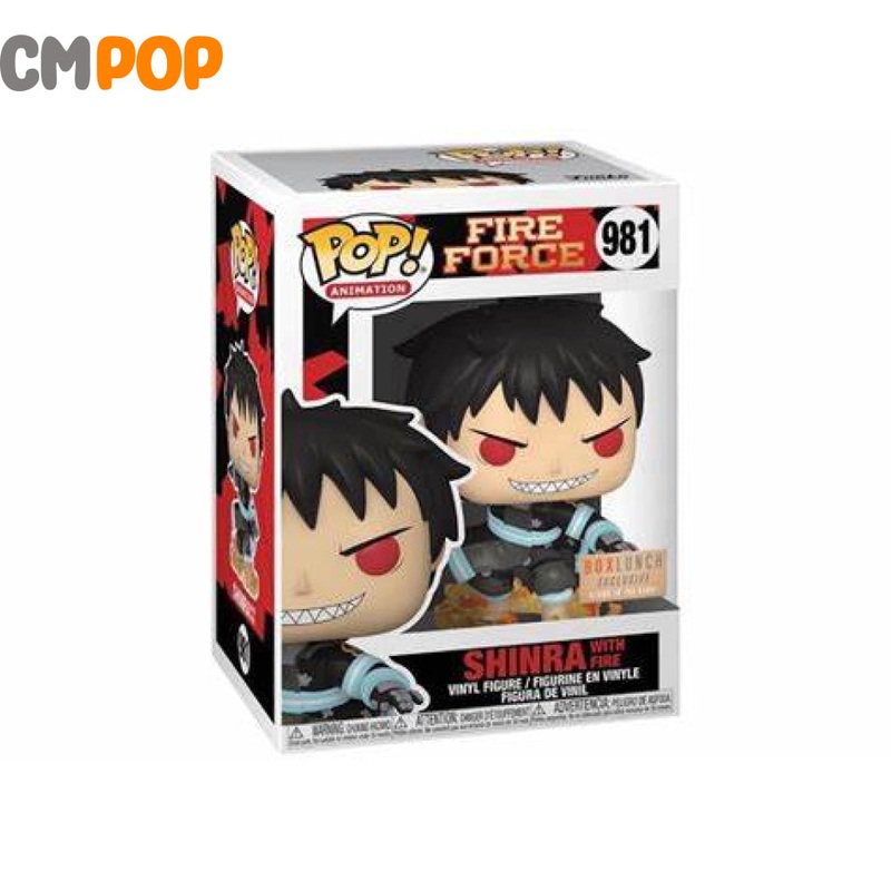 Shinra With Fire - #981- Funko Pop! - Fire Force - Box Lunch Exclusive