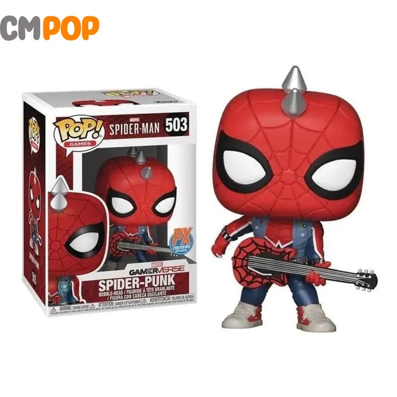 Spider-Punk - #503 - Funko Pop! - Spider Man - Marvel - PX Exclusive