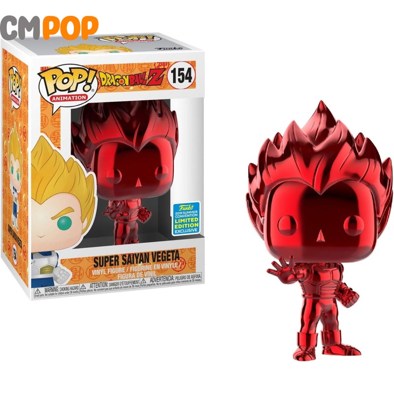 Super Saiyan Vegeta - #154 - Funko Pop! - Dragon Ball Z - Funko 2019 Summer Convention Limited Edition Excluisve