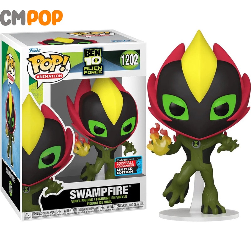 Swampfire - #1202 - Funko Pop! - Ben 10 Alien Force - 2022 Fall Convention Exclusive Limited Edition