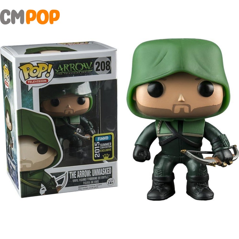 The Arrow: Unmasked - #208 - Funko Pop! - Television - Arrow - 2015 Funko Summer Convention Exclusive