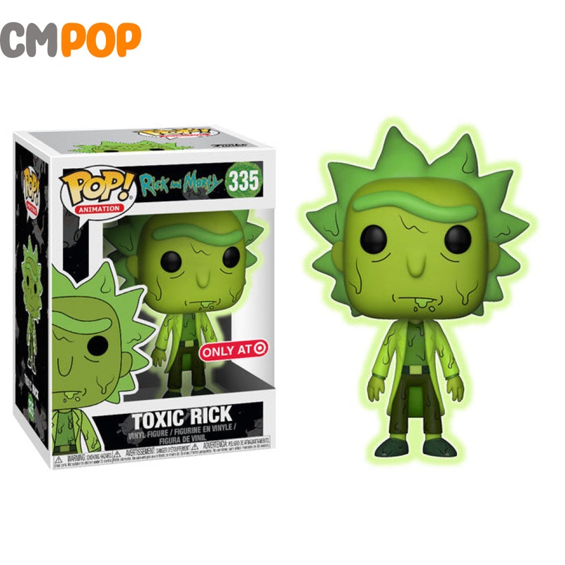 Toxic Rick - #335 - Funko Pop! - Animation - Rick and Morty - GITD - Target Exclusive
