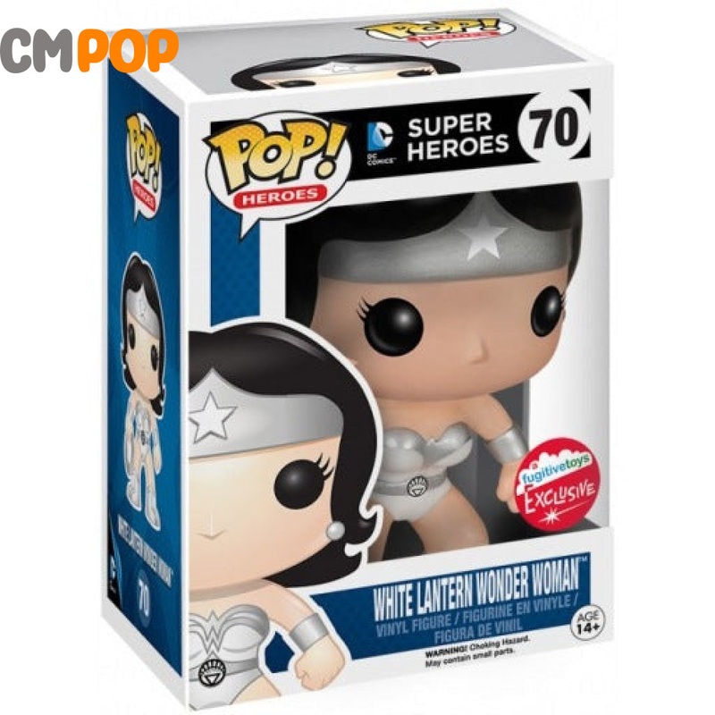 White Lantern  Wonder Women  - #70 - Funko Pop! - Super Heroes - DC -Fugitivetoys Exclusive