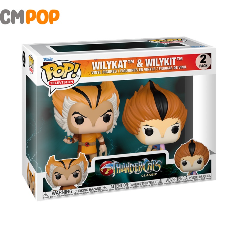 Wilykat/Wilykit - 2 Pack - Funko Pop! - Television - ThunderCats