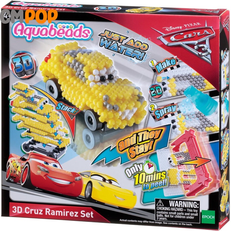 AQUABEADS CARS 3 3D CRUZ RAMIREZ SET