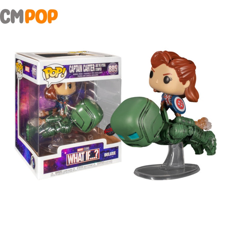 Captain Carter And The Hydra Stomper - #885 - Funko Pop! - Marvel What If...? - Special Edition MJ
