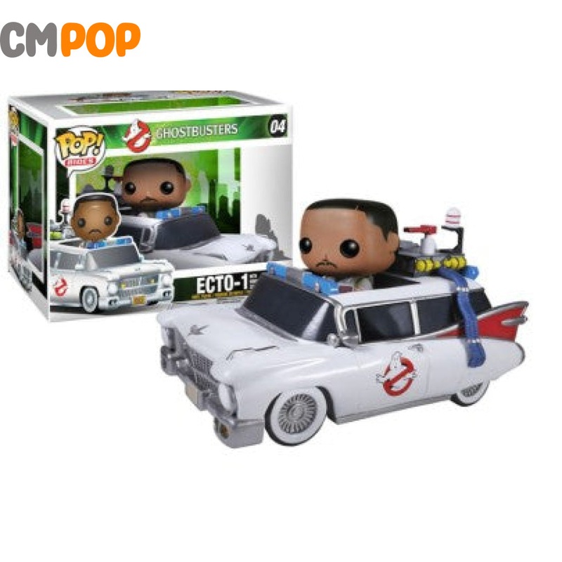 Ecto-1 with Winston Zeddmore  - #04 - Funko Pop! - Rides - Ghostbusters 7/10 Condition