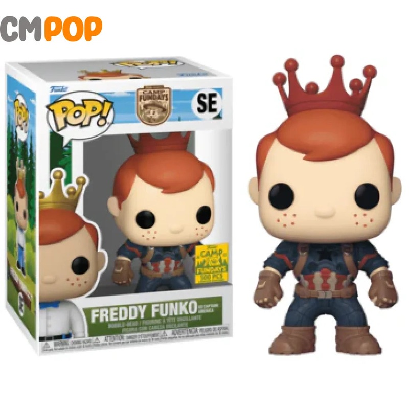 Freddy Funko As Captain America - #SE - Funko Pop! - Camp Fundays - 500 Pieces