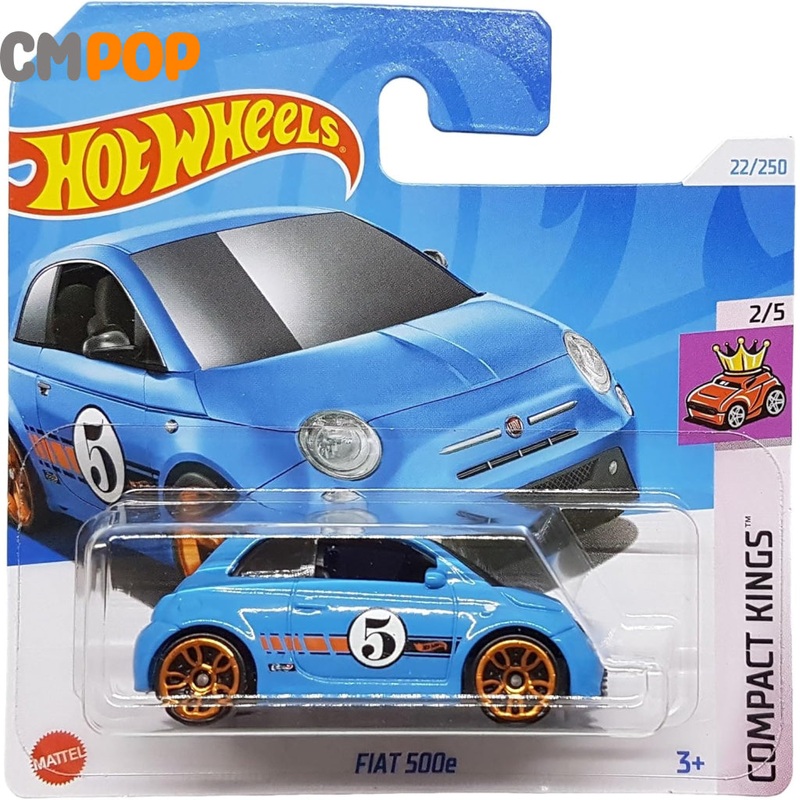 Hot Wheels - Compact Kings - Fiat 500e (22/250) - (Half Card)