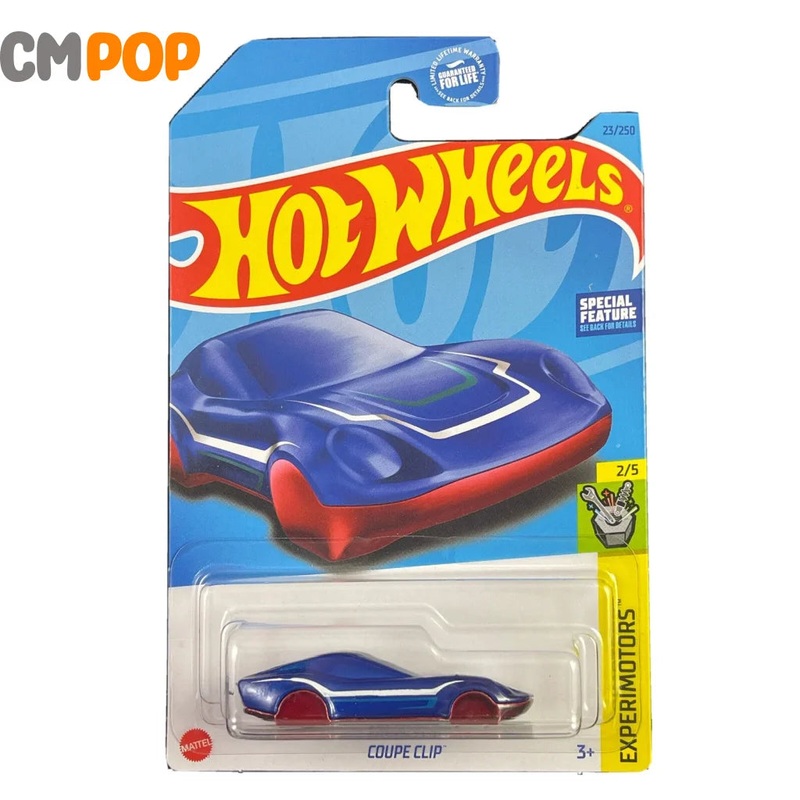 Hot Wheels - Experimotors - Coupe Clip (23/250) - Blue (Half Card)