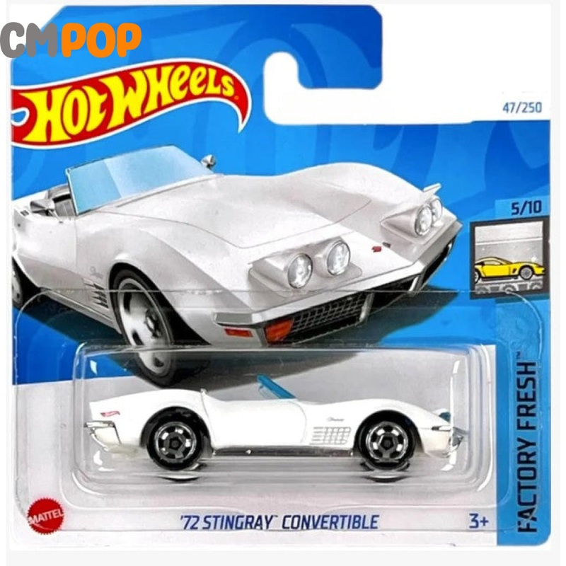 Hot Wheels - Factory Fresh - 72 Sting Ray Convertible (47/250) - (Half Card)