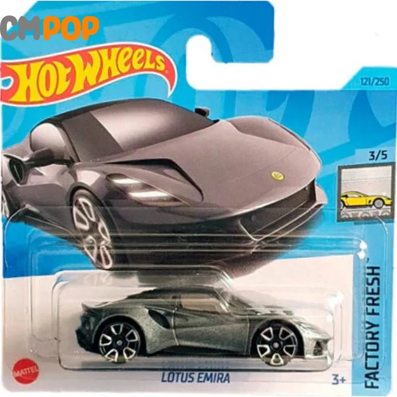 Hot Wheels - Factory Fresh - Lotus Emira (121/250) - Grey (Half Card)