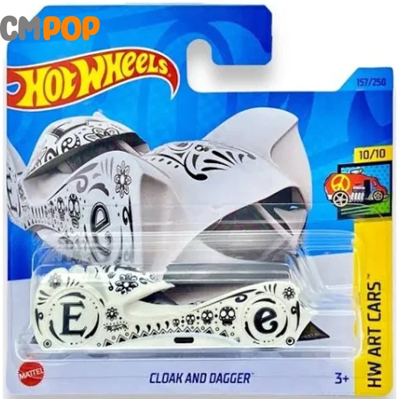 Hot Wheels - HW Art Cars - Cloak and Dagger (157/250) - Black (Full Card)
