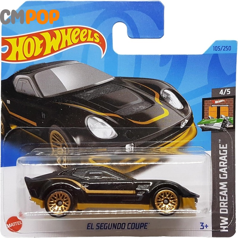Hot Wheels - HW Dream Garage - El Segundo Coupe (105/250) - Black (Half Card)