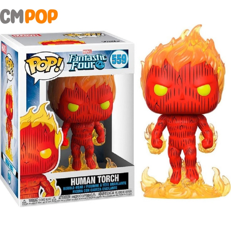Human Torch  - #559 - Fantastic Four - Marvel - Fantastic Four