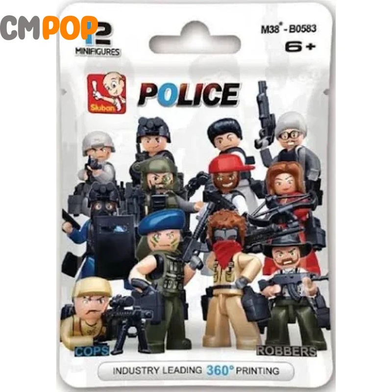Sluban Cops & Robbers Minifigures Blind Bag