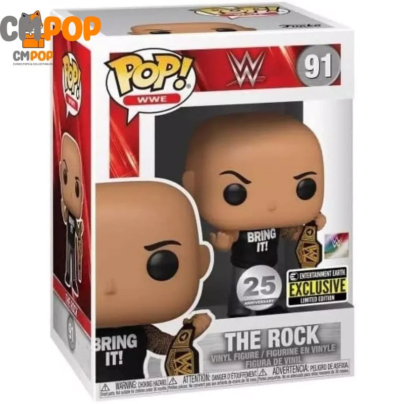 The Rock - #91 - Funko Pop! - WWE - Entertainment Earth Exclusive