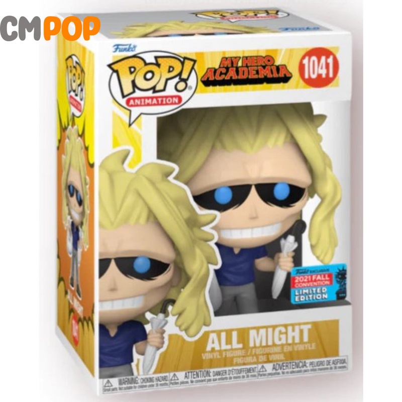 All Might with bag and umbrella - #1041 - Funko Pop! - My Hero Academia - NYCC Exclusive