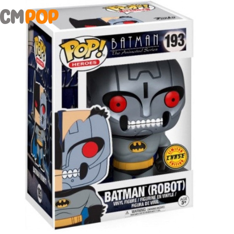 Batman Robot Chase Exclusive - #193 - Funko Pop! - DC - 8/10 condition