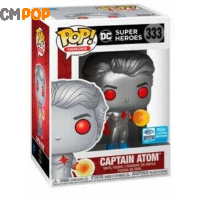 Captain Atom - #333 - Funko Pop! - DC Super Heroes - 8/10 condition - PX Exclusive