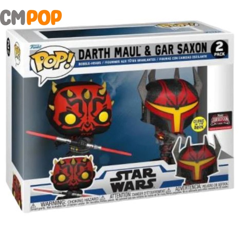 Darth Maul & Gar Saxon 2 Pack - Funko Pop! - Star Wars - Targetcon Exclusive