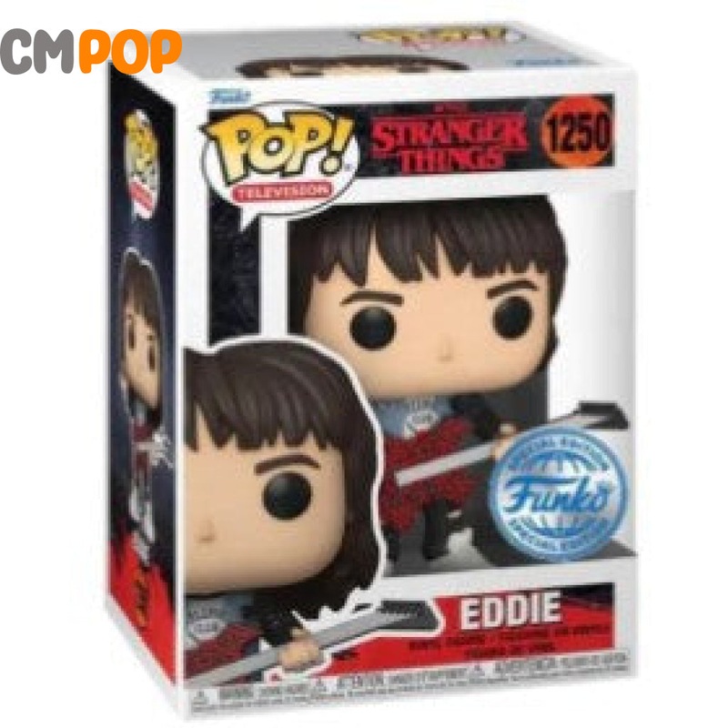 Eddie Munson - #1250 - Funko Pop! - Stranger Things - Funko Shop Exclusive