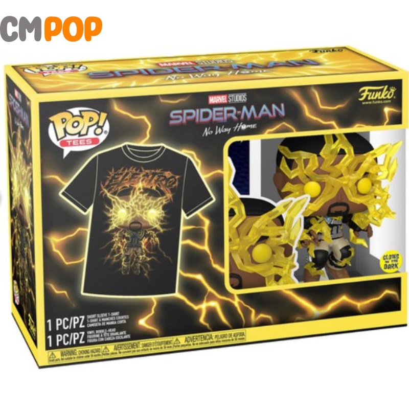 Electro Funko POP! + Tee GITD - Marvel Spider-man