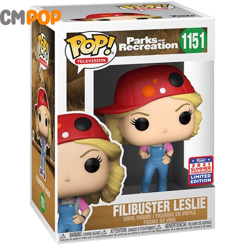 Filibuster Leslie - #1151 - Funko Pop! - Parks & Recreation - 2021 Summer Exclusive