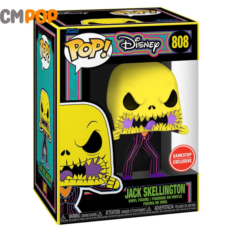 Jack Skellington - #808 - Funko Pop! - Nightmare Before Christmas - Gamestop Exclusive