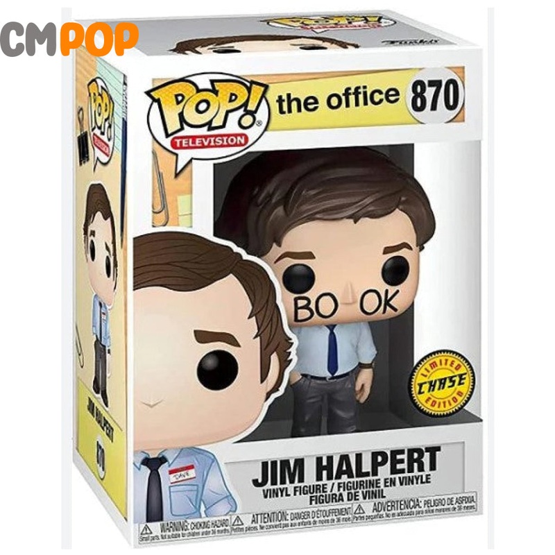 Jim Halpert Chase Exclusive - #870 - Funko Pop! - The Office