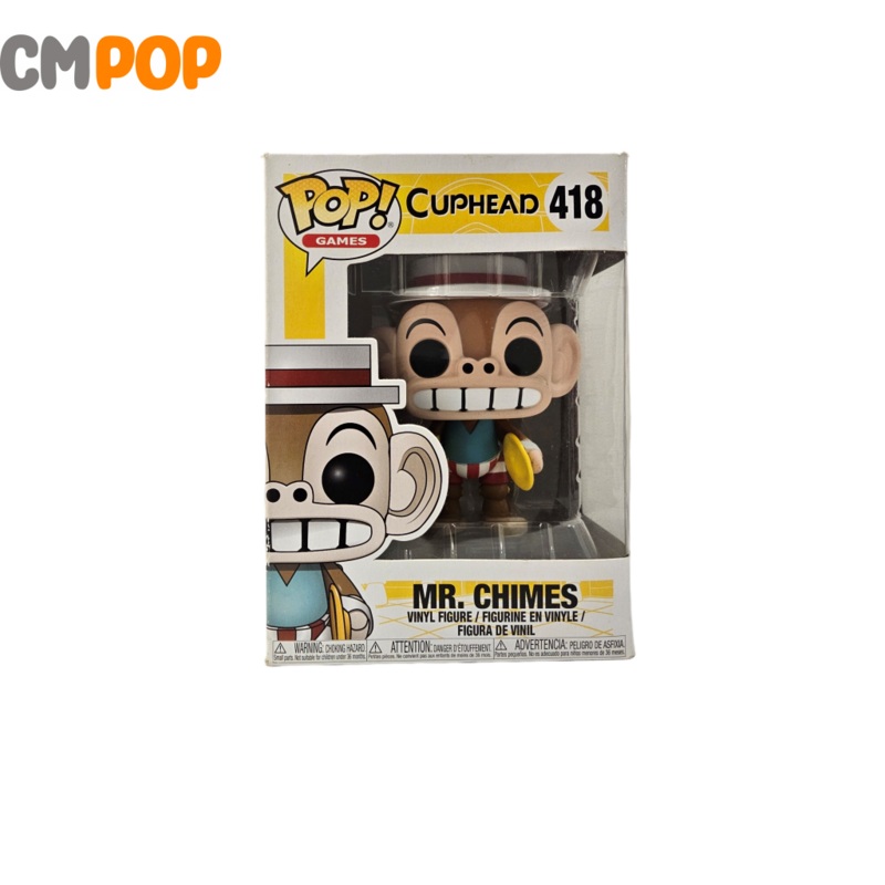 Mr.Chimes - #418 - Funko Pop! - Cuphead - 7/10 condition