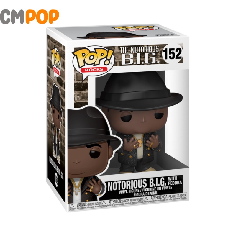 Notorious B.I.G with Fedora - #152 - Funko Pop! - The Notorious BIG