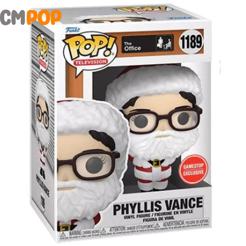 Phyllis Vance Santa - #1189 - Funko Pop! -  The Office - Gamestop Exclusive