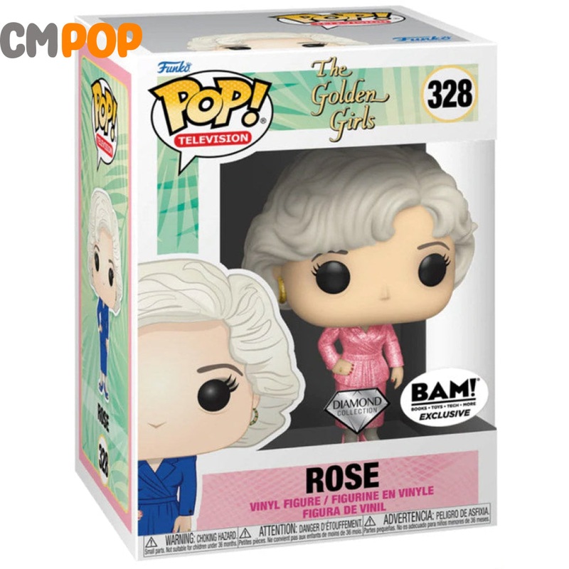 Rose  - #328 - Funko Pop! - Golden Girls - Books A Million Exclusive -Diamond Exclusive